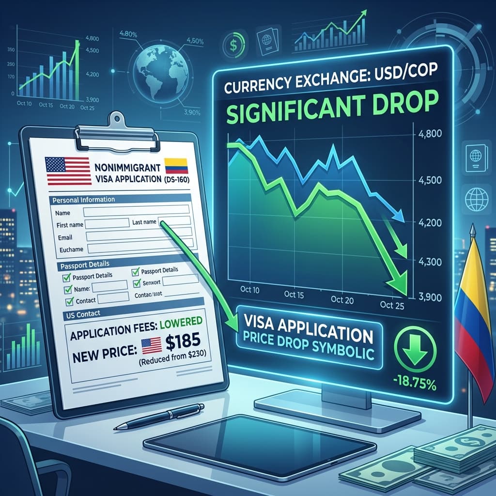 ¡Descuento Histórico! La Visa Americana baja de $740.000 a $666.000 COP