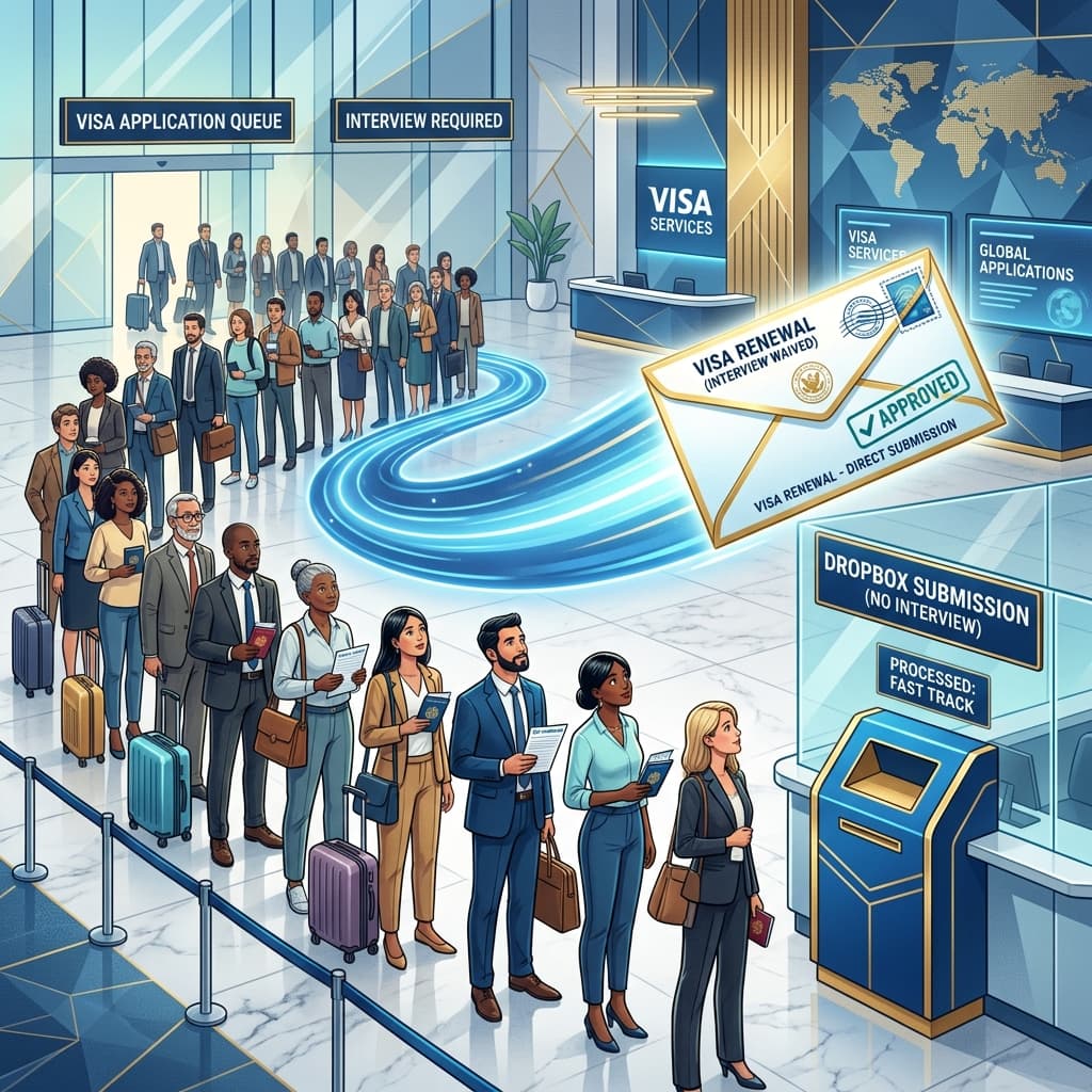 ¿Cómo renovar tu Visa Americana B1/B2 sin ir a entrevista consular? Requisitos 2026